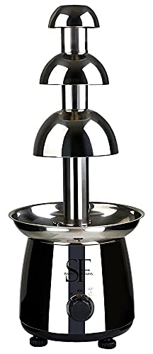 Sweet Fountains 22' Entertainer Home Stainless Steel Chocolate Fountain with Chocolate (3.5 Lbs.)