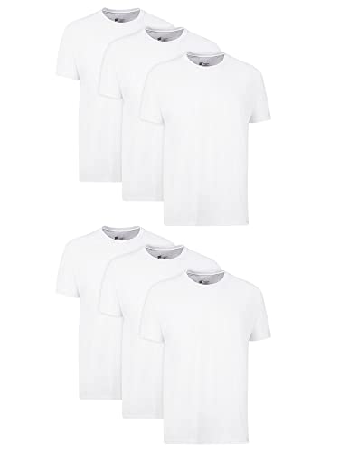 Hanes Men's Moisture-Wicking Crew Tee Undershirts, Cotton, Multi-Packs Available