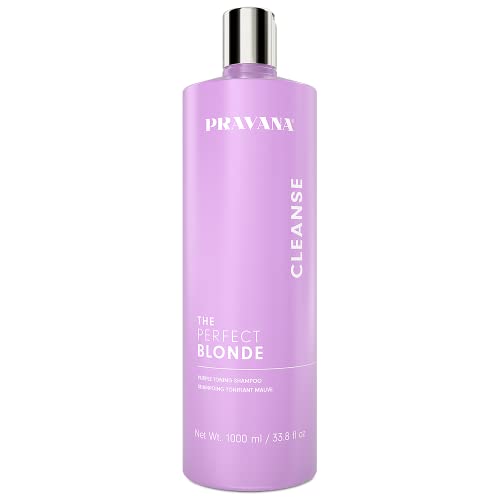 Pravana The Perfect Blonde Purple Toning Shampoo, 33.8 Oz