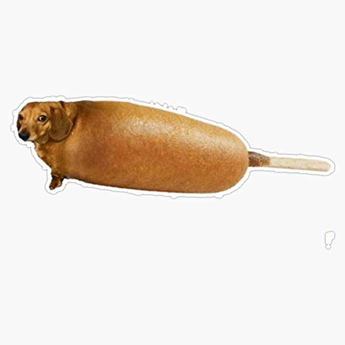 Corn Dog Sticker Vinyl Waterproof Sticker Decal Car Laptop Wall Window Bumper Sticker 5'