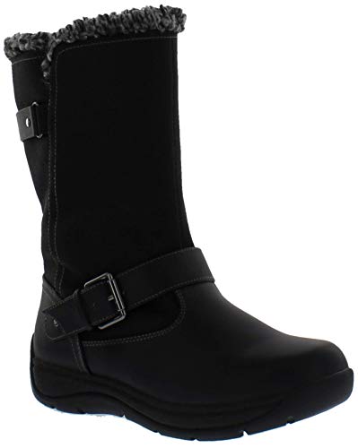 Weatherproof Womens Cold Weather Boots with Side Zipper (Alaska) Waterproof Insulated Winter Boots for Comfort, Durability - Keeps Feet Warm & Dry