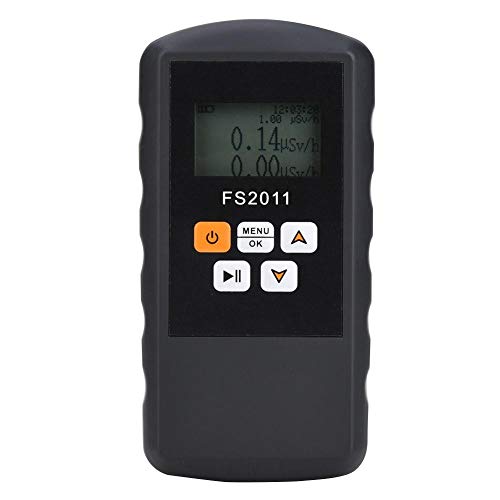 Nuclear Radiation Test Meter, 4-Types Mu Beta Gamma Chi X-ray Tester, Geiger Counter Detector, 0.01-1000MSV/h Range, Portable Personal Dosimeter,+/-15 Percent Accuracy with Alarm