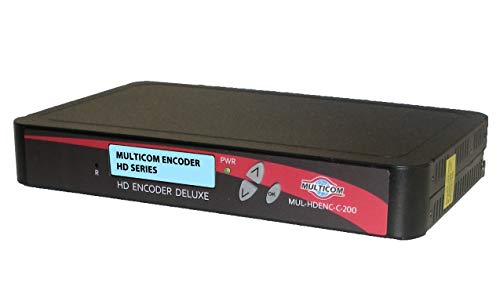 Multicom1080P Component/HDMI Digital 200 Encoder RF Modulator J.83B QAM, ATSC, ISDB-Tb, and DVB-T Output