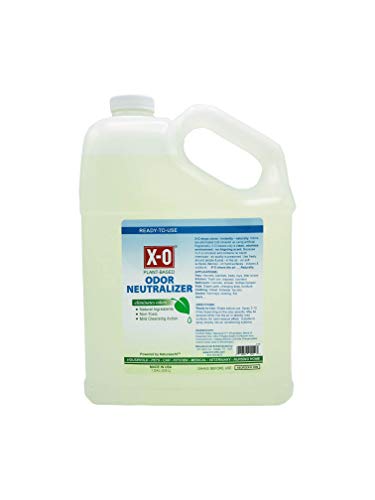 X-O Odor – Commercial Strength Ready-to-Use Odor Eliminator, Neutralizer, Deodorizer – Plant-Based Multi-Purpose Odor Eliminator – Safe for Pets & Children – Scent & Fragrance Free - 1 Gallon, 1 Pack