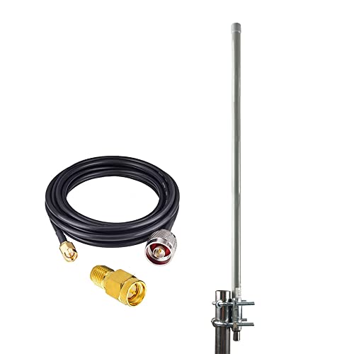 Signalplus 12dbi Omni-Directional Antenna 824-960MHZ-Outdoor LoRa Antenna 868mhz 915mhz for Verizon, AT&T, Sprint with 32ft SMA Cable