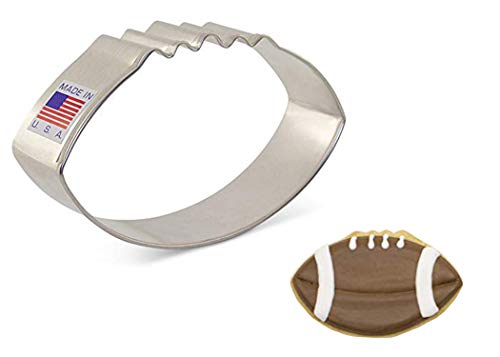 Ann Clark Cookie Cutters Football Cookie Cutter, 3.5'