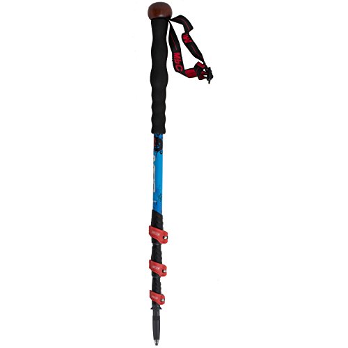 MBC Carbon Fiber Trekking Pole 4 Section Extendable Photography Monopod Leg Stand for Camera and Camcorder
