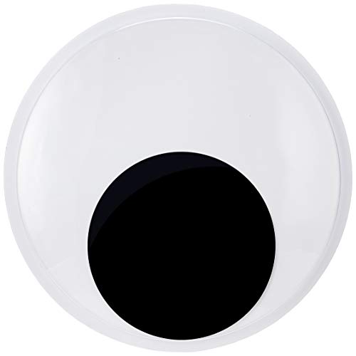 Allures & Illusions Giant Googly Eyes - Set of 2,Black, White, 7' Diameter