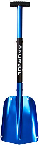 Snow Joe ATJ401M-SJB All-Purpose Aluminum Telescoping Compact Utility Shovel, Blue