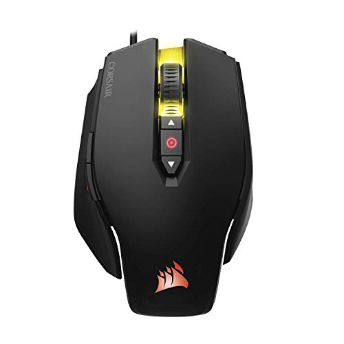 CORSAIR M65 Pro RGB - FPS Gaming Mouse - 12,000 DPI Optical Sensor - Adjustable DPI Sniper Button - Tunable Weights -  Black (CH-9300011-NA)