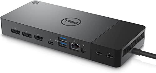 Dell WD22TB4 Thunderbolt 4 Dock - 2 Thunderbolt 4 Ports, Up to 5120 x 2880 Video Res, HDMI 2.0, DP 1.4, USB-C, USB-A, Gigabit Ethernet LAN Port