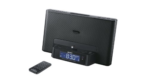 Sony ICFCS15IPN Lightning iPhone/iPod Clock Radio Speaker Dock (Black) (Discontinued by Manufacturer)