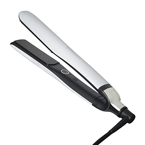 ghd Platinum+ Styler - 1' Flat Iron, Professional Performance Hair Styler, Ceramic Flat Iron, Hair Straightener, White