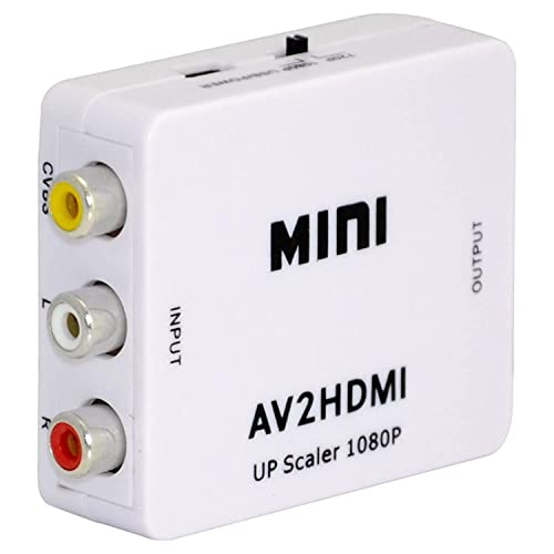 Generic pp702082826744 Audio AV CVBS 3RCA to HDMI UPscaler 1080P 720P Mini Composite Converter Adapter