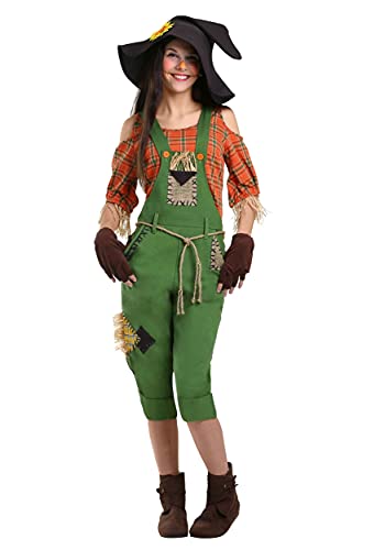 Women's Scarecrow Costume Classic Scarecrow Costume Ladies Adult Outfit X-Small