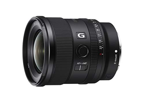 Sony FE 20mm F1.8 G Full-Frame Large-Aperture Ultra-Wide Prime Angle G Lens, Model: SEL20F18G,Black