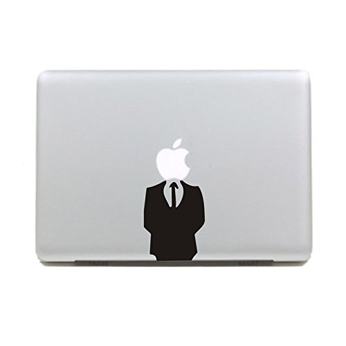 Echohc Mr in Suit-DIY Personality Vinyl Decal Sticker for Notebook/Air 13 Inch Laptop Case Cover Cartoon Skin Sticker