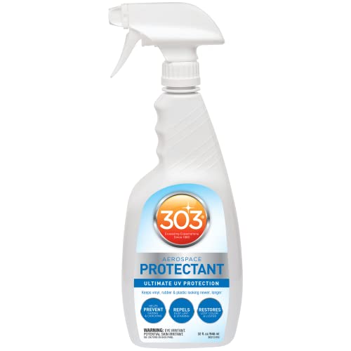 303 Aerospace Protectant - Provides Superior UV Protection, Helps Prevent Fading and Cracking, Repels Dust, Lint, and Staining, Restores Lost Color and Luster, 32oz (30313CSR) Packaging May Vary