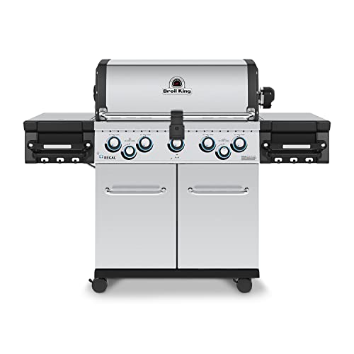 Broil King 958344 Regal S 590 Pro Gas Grill, 5-Burner, Stainless Steel