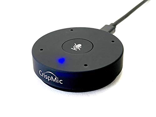 CrispMic-Front: AI Powered Highly Directional USB Array Microphone with Noise Cancellation and Noise Reduction for Voice Capture and Speech Recognition in Far-Field and Noisy Environments