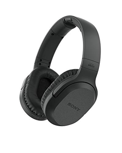 Sony RF400 Wireless Home Theater Headphones for Watching TV (WHRF400), Black, 2.9