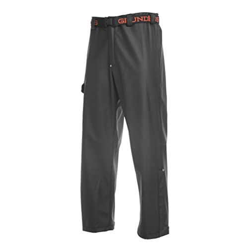 Grundens Men’s Neptune Fishing Pants | Waterproof, Breathable, Black, Large