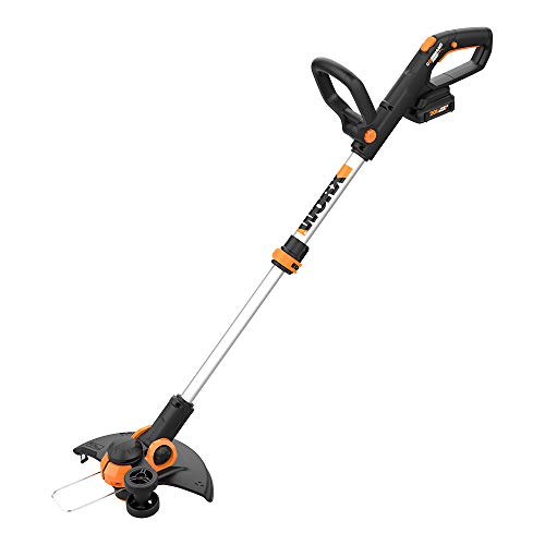 Worx String Trimmer Cordless GT3.0 20V PowerShare 12' Edger & Weed Trimmer (2 Batteries & Charger Included) WG163