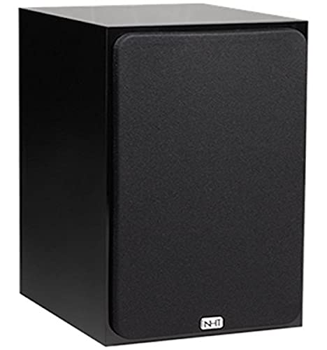 NHT SuperOne 2.1 Premium Home Theater Bookshelf Speaker - Clean, Hi-Res Audio | Sealed Box | Mini-Monitor | Single Unit, Gloss Black