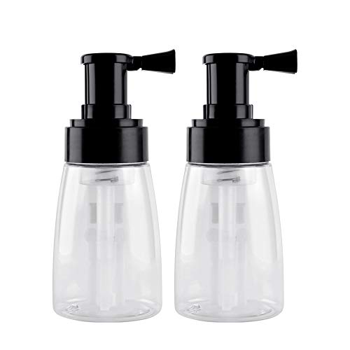 2 Pieces Barber Powder Spray Bottle, Empty Powder Travel Cosmetics Blower, Refillable Hair Fiber Applicator for Hair Salon, Home, Beauty (140ml+140ml)