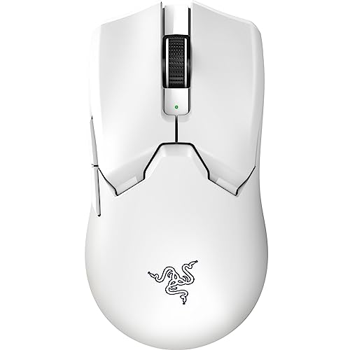 Razer Viper V2 Pro HyperSpeed Wireless Gaming Mouse: 59g Ultra-Lightweight - Optical Switches Gen-3-30K Optical Sensor - On-Mouse DPI Controls - 80hr Battery - USB Type C Cable Included - White