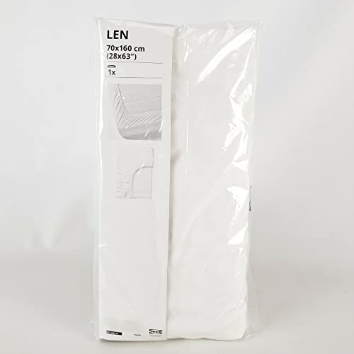 Ikea Len Fitted Baby Crib Sheet, 28' x 63', White