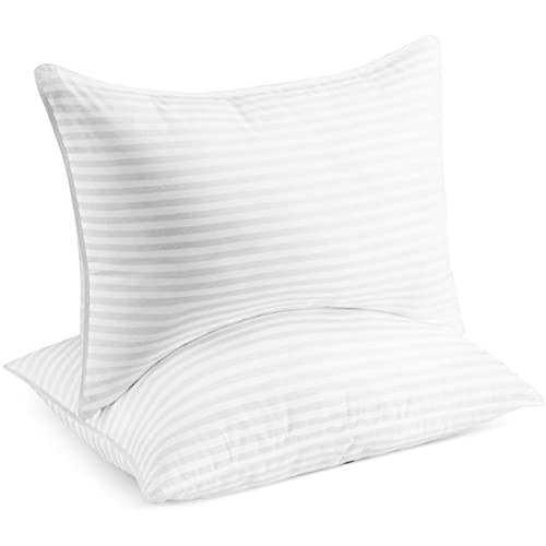 Beckham Hotel Collection Bed Pillows for Sleeping - King Size, Set of 2 - Soft, Cooling, Luxury Gel Pillow for Back, Stomach or Side Sleepers