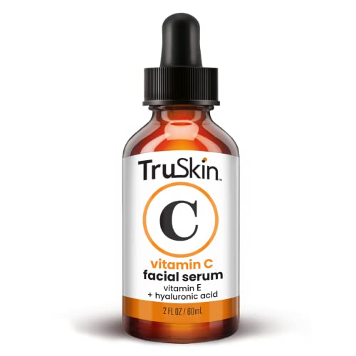 TruSkin Vitamin C Serum for Face – Anti Aging Face Serum with Vitamin C, Hyaluronic Acid, Vitamin E – Brightening Serum for Dark Spots, Even Skin Tone, Eye Area, Fine Lines & Wrinkles, 2 Fl Oz