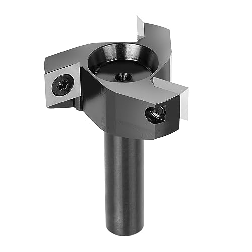 SpeTool Spoilboard Surfacing Router Bit , 1/2 inch Shank 2 Inch Cutting Diameter, Extra Long Planing Router Bit for Wood Slab Flattening Mill
