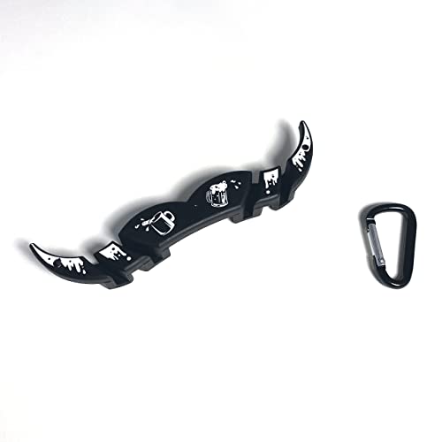 The MoGuard - Mustache Guard Drink Attachment (Black FOAMO)