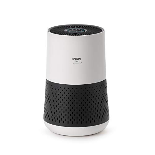 Winix A231 Tower H13 True HEPA 4-Stage Air Purifier, Perfect for Home office, Home classroom, Bedroom and Nursery, White and Charcoal Grey Small