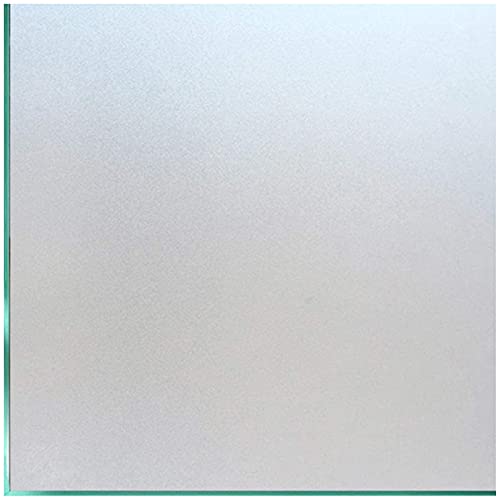 Coavas Window Privacy Film Frosted Glass Window Film Non Adhesive Static Cling Window Tint Film for Bathroom Door Vinyl Frosting Stickers Heat Control Home Winter Coverings(17.5 x 78.7 Inch, Pure)