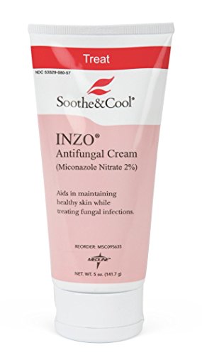 Medline MSC095635H Soothe & Cool INZO Non-Decay Cream, White