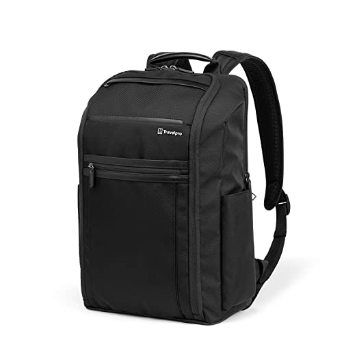 Travelpro Crew Executive Choice 3 Slim Backpack fits up to 15.6 Laptops and Tablets, Men and Women, Water-Resistant, Jet Black