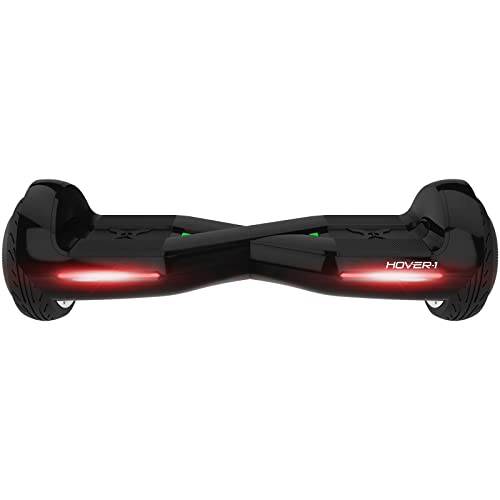 Hover-1 Dream Hoverboard Electric Scooter Light Up LED Wheels , Jet Black, 25 x 9 x 9