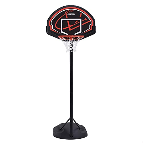 Lifetime 90022 32' Youth Portable Basketball Hoop, Red/Black