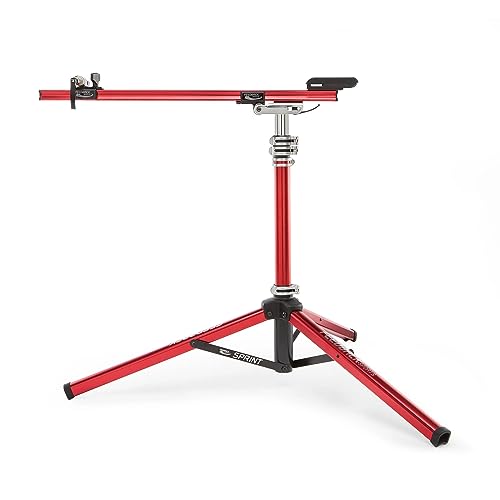 Feedback Sports Sprint Bike Repair Stand (Red) 5” x 7.5” x 30” (13 x 19.1 x 76cm)