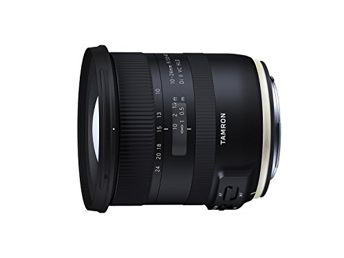 Tamron 10-24mm F/3.5-4.5 Di-II VC HLD Wide Angle Zoom Lens for Canon APS-C Digital SLR Cameras (6 Year Limited USA Warranty)