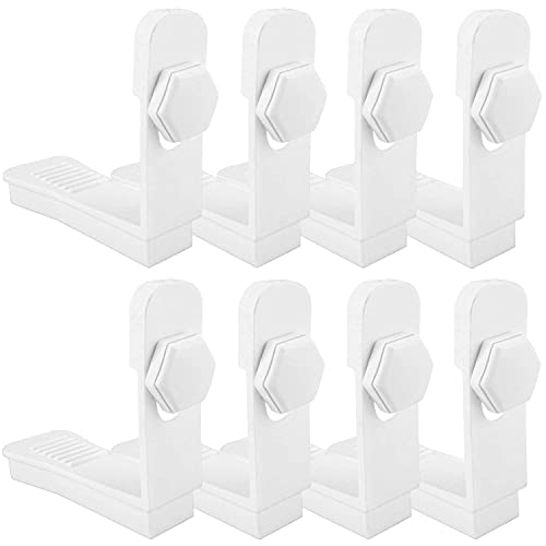 EaSinESS 8Packs Sheet Clip Holders Bed Sheet Fastener Bed Sheet Gripper Corner/Side Holders for Keeping Your Sheets On Your Mattress, Mattress Covers, Sofa Cushion (Short/Long) (3.74inch (8pack))