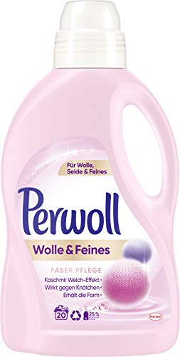 Perwoll Wool & Fine Fabric Care Liquid Detergent for Wool, Silk and Fine Fabrics (1 x 20 wash Loads | 1.5L)