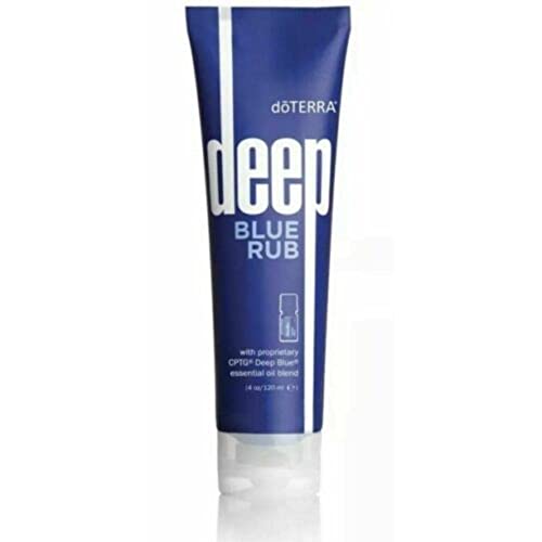 doTERRA SkinCare Deep Blue Rub with Essential Oils Topical Massage soothing cooling 120ml - 4 oz, 1 Fl Oz (Pack of 1)