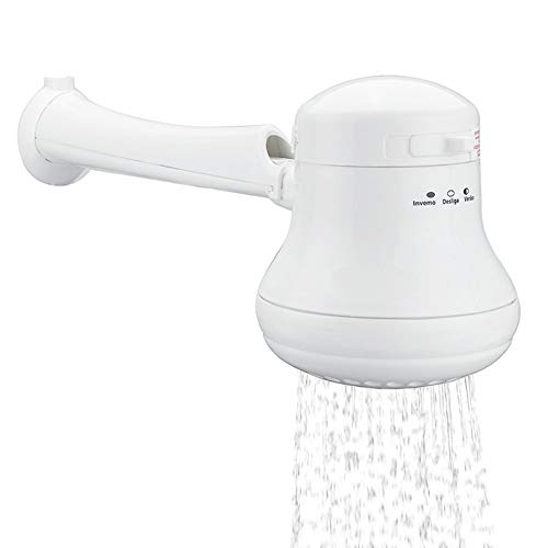 Electric Shower Head, Vinmax 5400W 110V/220V Electric Shower Head Instant Hot Water Heater Bath With Plastic Pipe and Hose Bracket