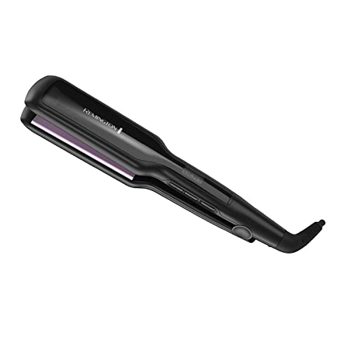 Remington 1 3/4' Flat Iron, Hair Straightener with Anti-Static Technology, 30-Second Heat Up & 60 Minute Auto Shut-off, 30% Longer Ceramic Floating Plates, Titanium + Ceramic Coating