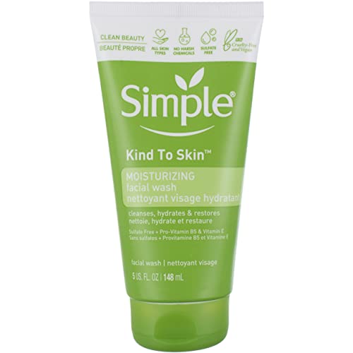 Simple Moisturizing Kind to Skin Face Wash, 5 oz (3 pack) (Bundle)