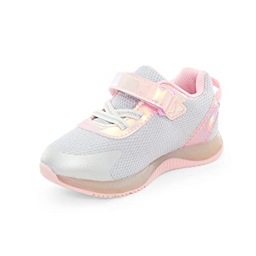 Stride Rite 360 Girls Storm Light Up Athletic Sneaker, Iridescent, 5 Toddler